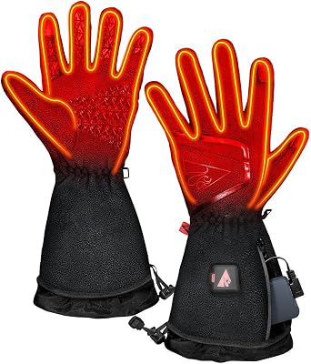 ActionHeat 5V Mens Slim Fit Fleece Heated Gloves