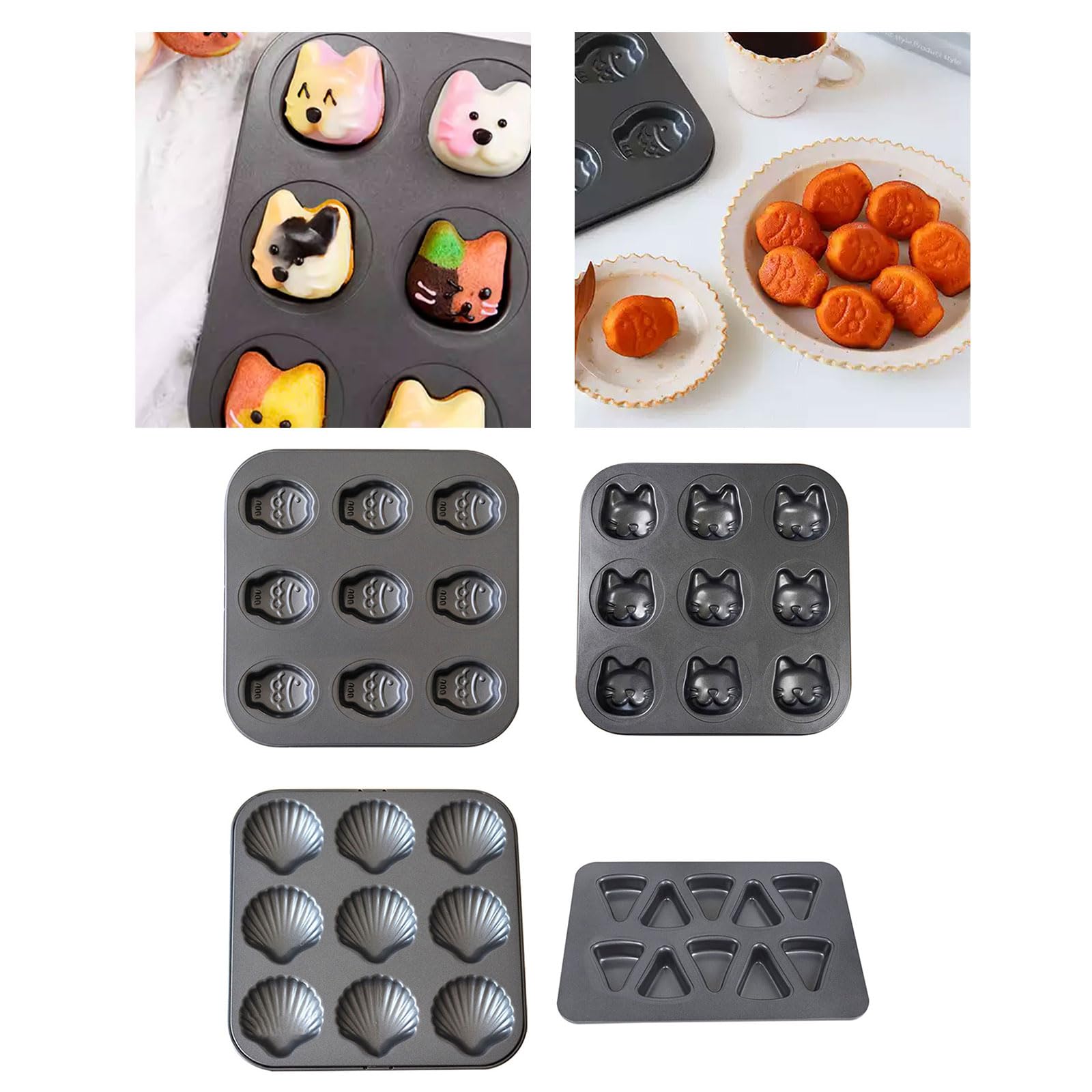 Stampo professionale antiaderente per torte, in acciaio al carbonio resistente al calore, stampi per pasticceria e cucina per bambini, antiaderente in acciaio al carbonio
