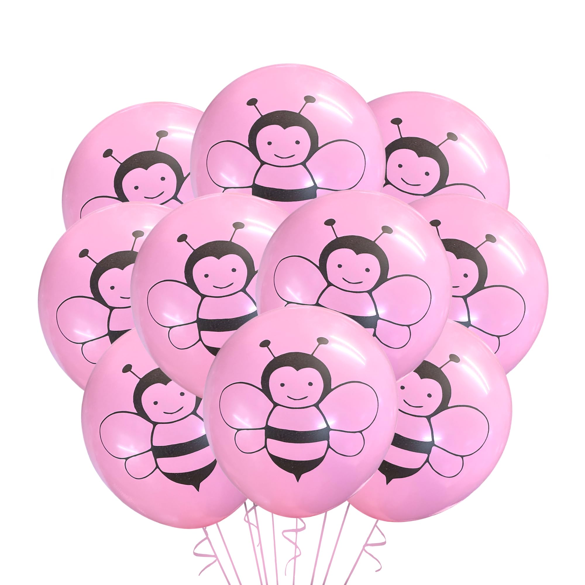 Bee Latex Balloons 12 Count, 1st Bee Day Balloons Birthday Party, Bee Baby Shower Classroom Decoration, Cute Bumblebee Balloons, 12 Inch Standard Size