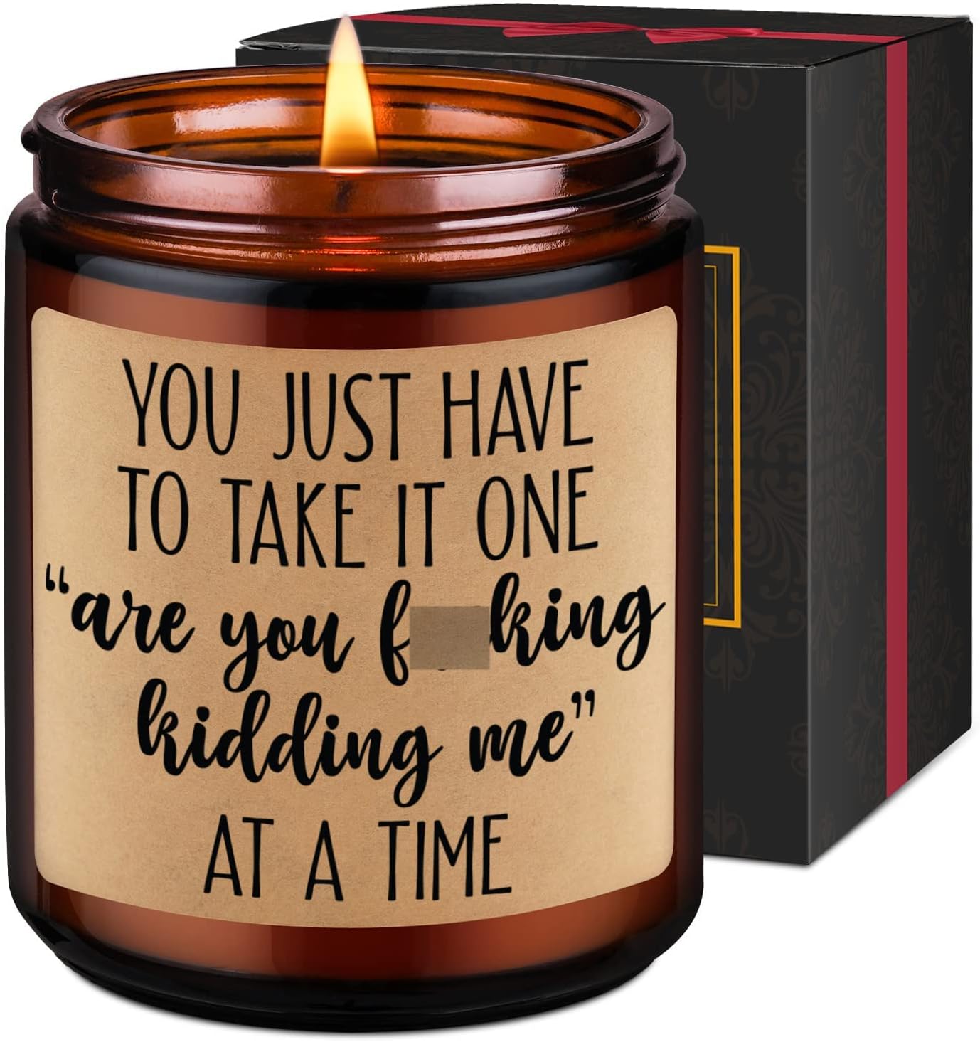 LEADO Scented Candles - Funny Gifts for Women, Boss Gifts, Coworker Gifts - Boss Lady Gifts for Women - Thank You Gifts for Coworkers - Relaxing, Funny Birthday Gifts for Friends, Work Bestie, Mom