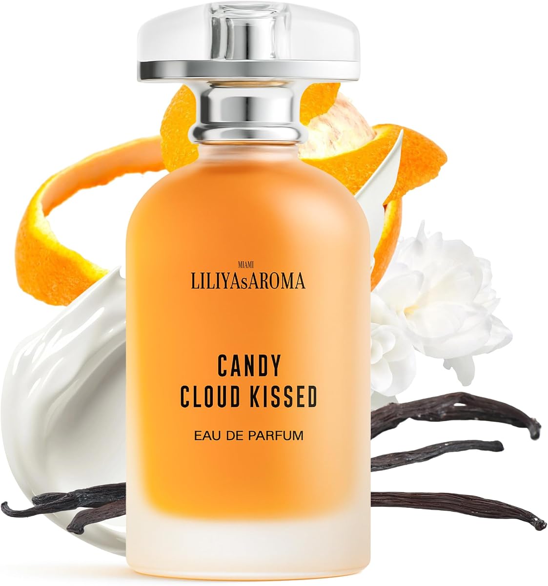Candy Cloud Kissed Eau de Parfum for Women – Orange Blossom, Marshmallow & Cream Vanilla – Romantic Sweet Perfume Gift for Her – Long Lasting Scent 3.4 Fl Oz