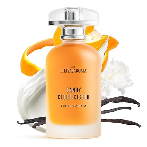 Liliya's Aroma Candy Cloud Kissed Eau de Parfum para mujer, Azahar, Azúcar y Vainilla, 3.4 onzas líquidas