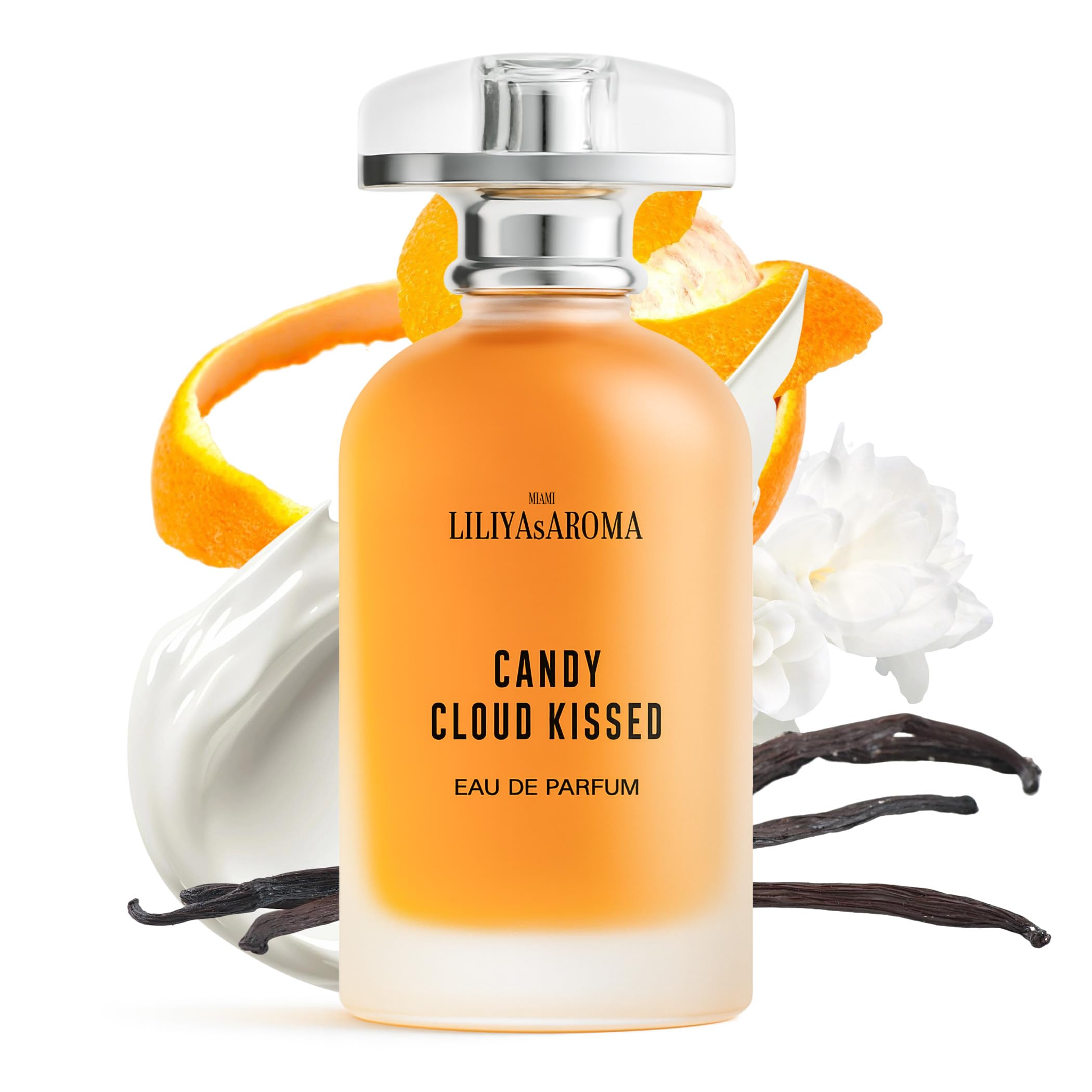 Candy Cloud Kissed Eau de Parfum for Women – Orange Blossom, Marshmallow & Cream Vanilla – Romantic Sweet Perfume Gift for Her – Long Lasting Scent 3.4 Fl Oz