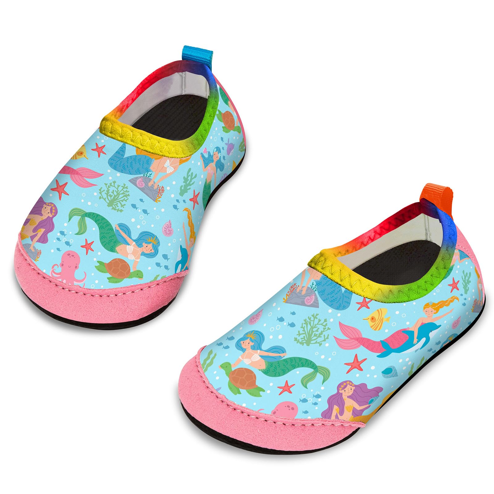 Baby Boys Girls Water Shoes Toddler Beach Shoes Barefoot Aqua Socks Non-Slip for Pool Beach