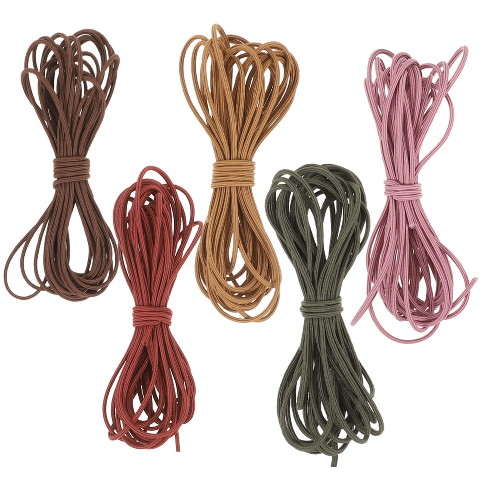 ABOOFAN 25stücke Elastische Schnur Für Schmuckherstellung Armbänder Und Haargummis Hohe Elastizität Pro Farbe Vielseitig Einsetzbar Hautfreundlich Und Langlebig