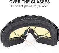 Vista 6 de Gafas para bicicleta de motocross, motocicleta, ATV, lentes para cuatro ruedas todoterreno, gafas de casco de carreras MX