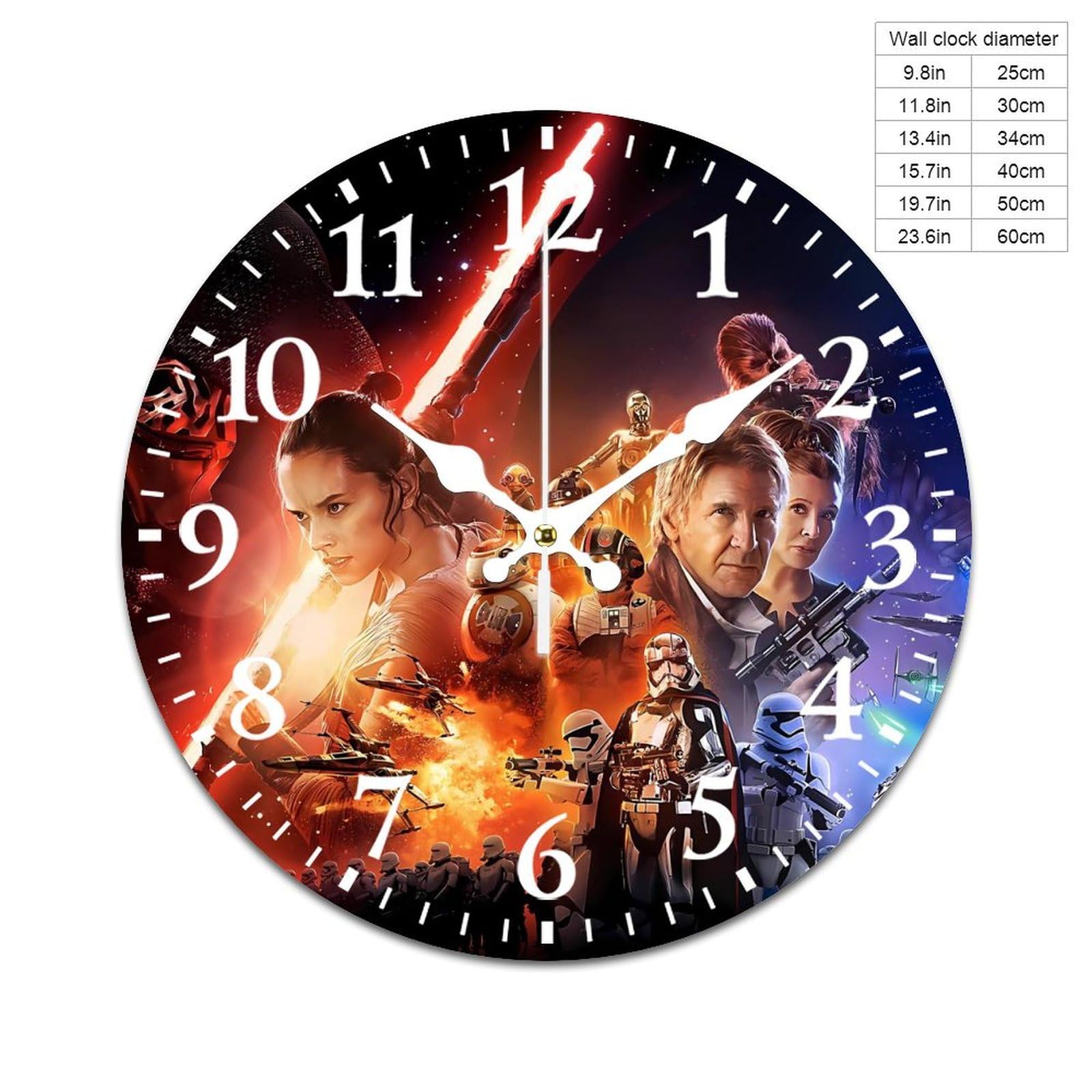 壁掛け時計 大型 スタークロック ウォールクロック 壁掛け時計 掛け時計 おしゃれ WESTERSTRAND QUARTZ