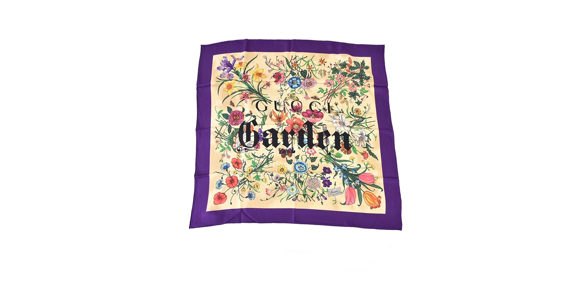 こころ様　GUCCI グッチ　スカーフ Vintage GUCCI Red Floral Peacock Motif Italy 100% Silk Scarf