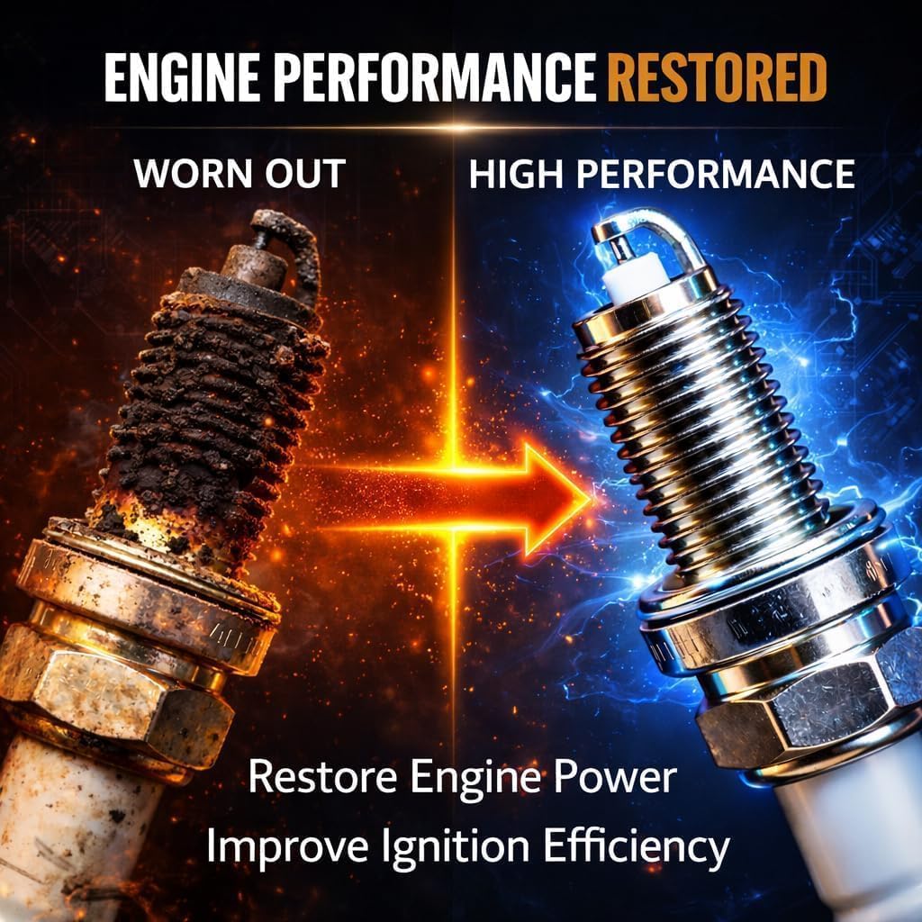 Iridium Spark Plugs, 4-Pack (91970, ILNAR8B7G) - Compatible with 2016-2020 Chevrolet Cruze/Equinox/Malibu/Trax, Buick Encore/Cascada & GMC Terrain with 1.4L or 1.5L L4 Engine