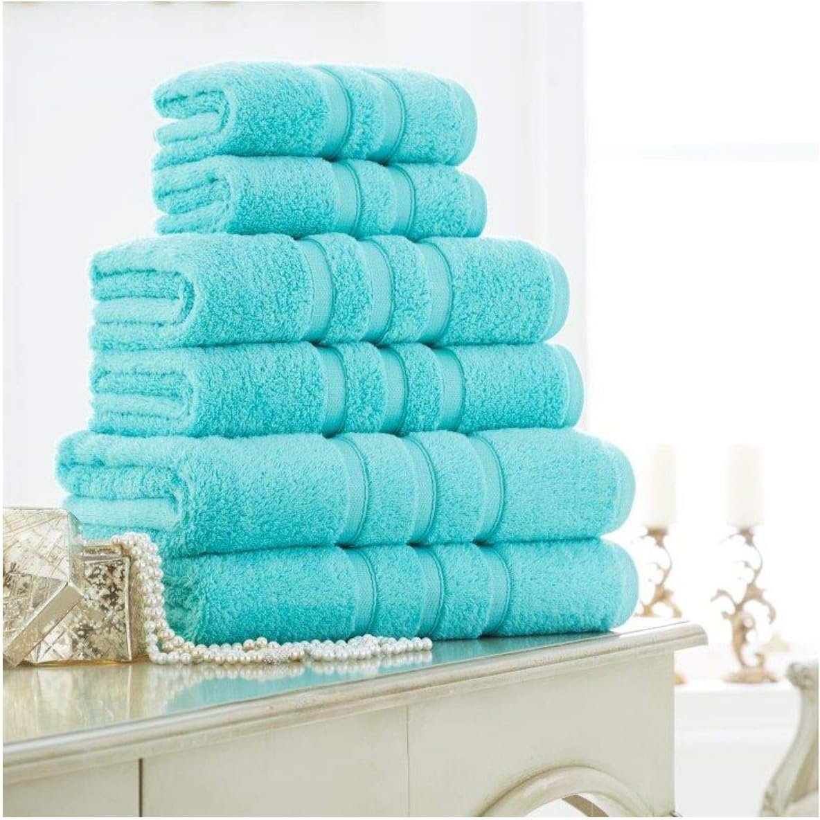 GAVENO CAVAILIA Luxury 4Pk Zero Twist Hand Set, 100 Cotton Soft & Cosy