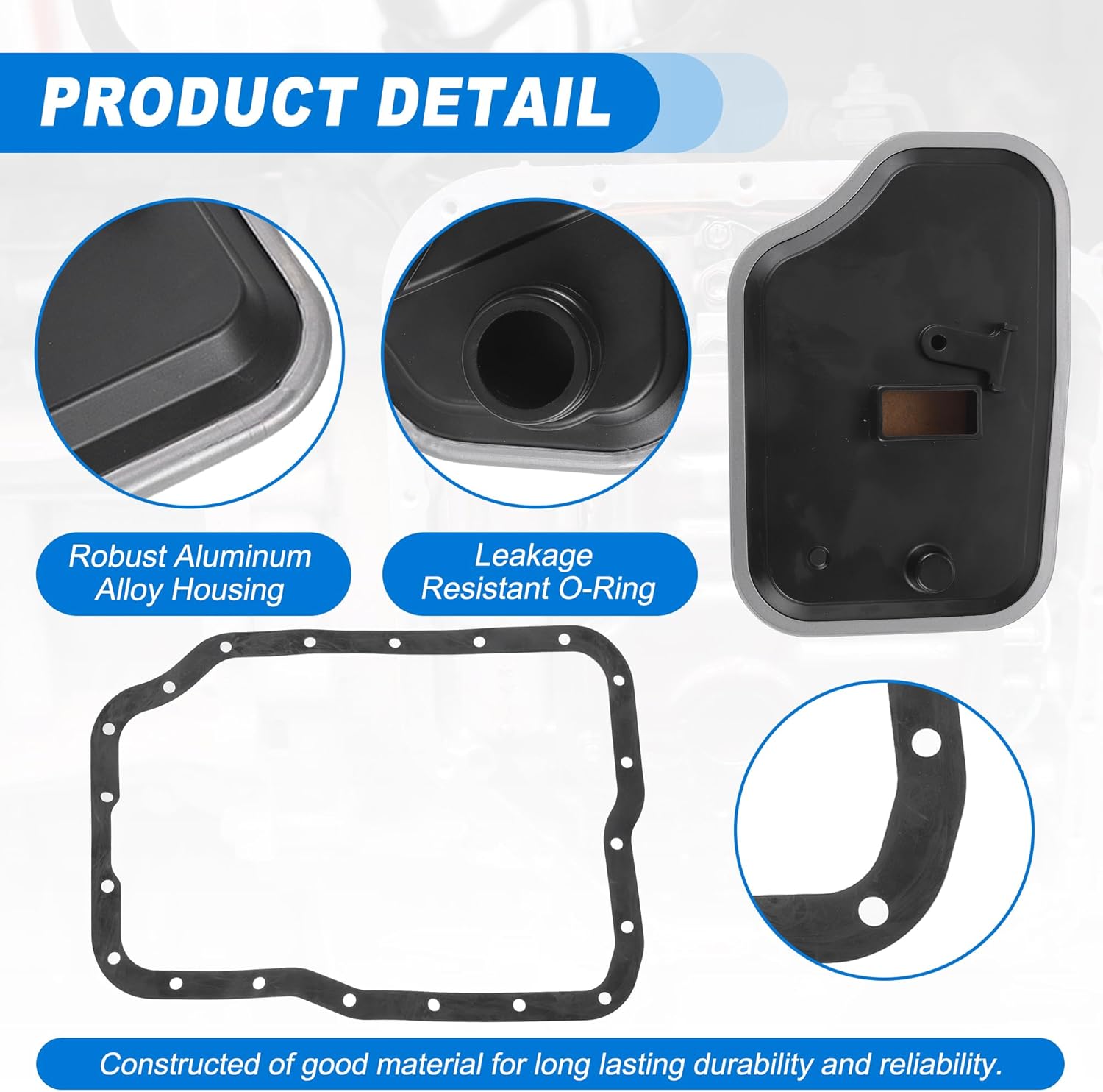 ACROPIX 4F27E/FNR5 Transmission Governor Pressure EPC Solenoid Filter Gasket Kit Fit for Mazda 3 6 2006-2013 No.FNC1-21-500A/FNC1-21-500 - Pack of 8