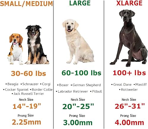 Miniatura 7 de Herm Sprenger Collar de punta para entrenamiento de perros con hebilla de fácil liberación rápida, collar de perro hecho en Alemania con puntas de