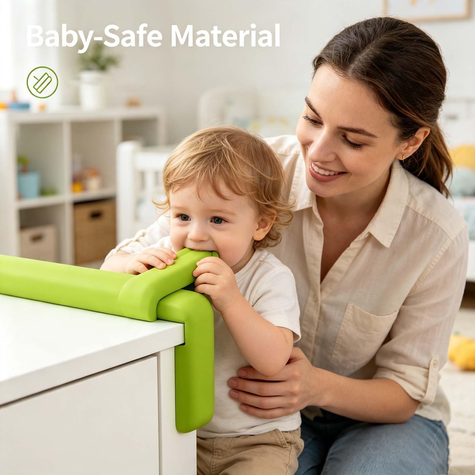 Burlete Protector De Espuma, Protector De Esquinas Y Bordes, Tira Antigolpes para Muebles, Mesas Y Escritorios, Banda Amortiguadora, Flexible, Suave Y Fácil De Colocar