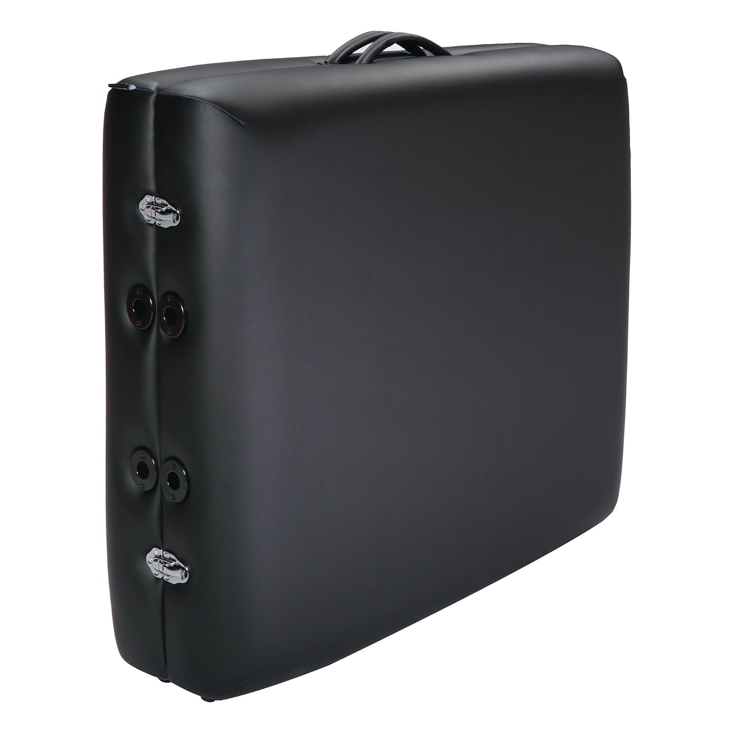 Master Massage 30" Del Ray Pro Portable Massage Table (30" W x 84" L x 24"-34" H), 750 lbs. Capacity, Black, Modern Style