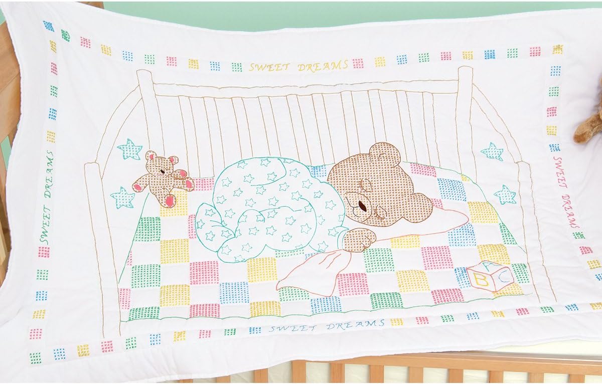 Jack Dempsey Snuggly Teddy Embroidery Kit