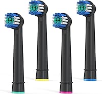 Vista 1 de Cabezales de cepillo de dientes de repuesto compatibles con Oral B Braun, 4 piezas de limpieza profesional de precisión para Oral-b 7000, Clean