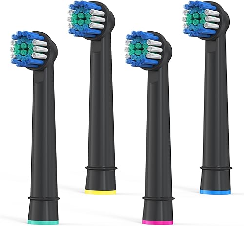 Cabezales de cepillo de dientes de repuesto compatibles con Oral B Braun, 4 piezas de limpieza profesional de precisión para Oral-b 7000, Clean,