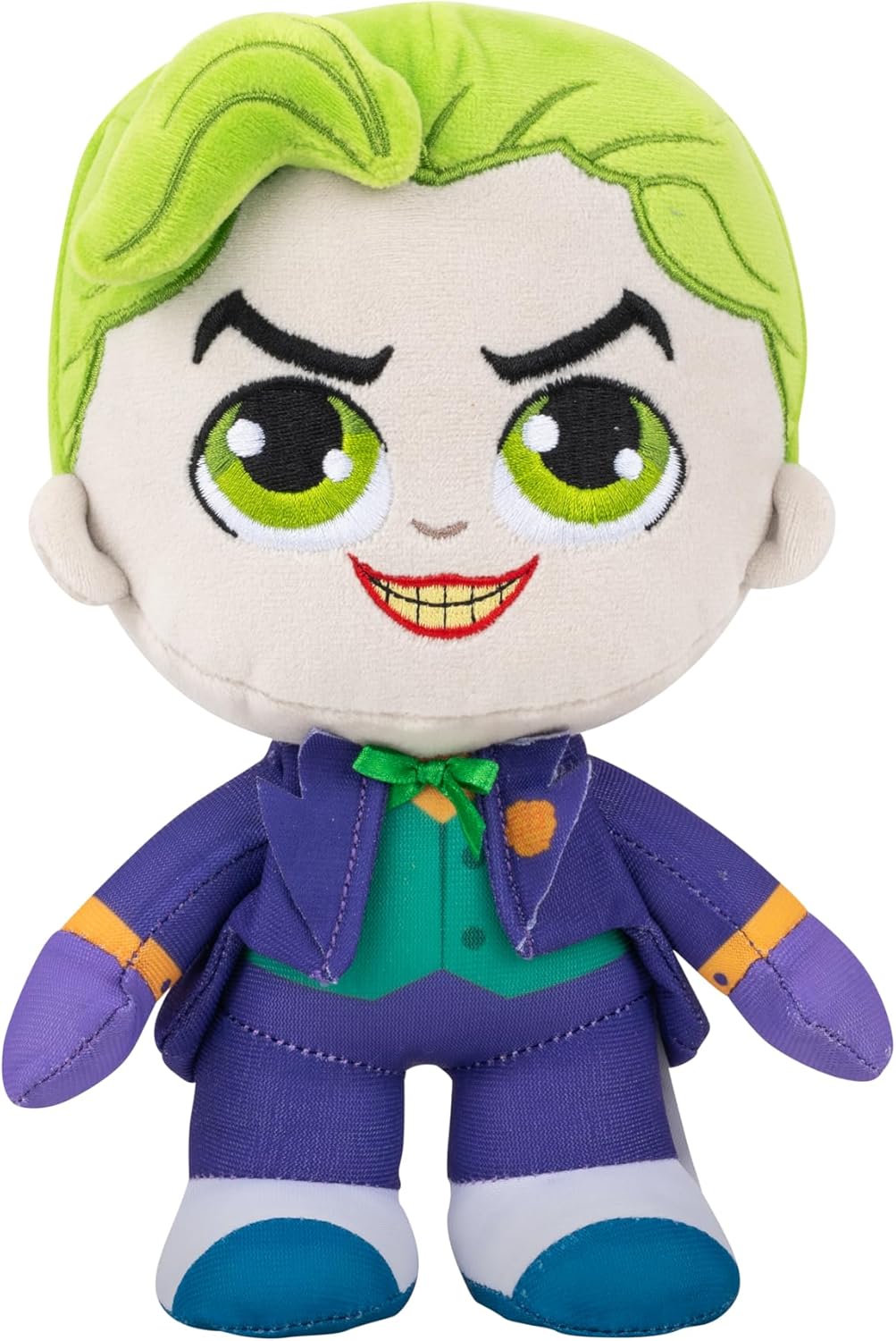 Jazwares DC The Joker Plush - 8-Inch Stuffed Collectible Super-Villain Toy from Warner Bros. - Officially Licensed - Ages 3+