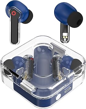 SIXTHGU Ai V700 Translation Earbuds Real Time, 164 Language Translator Earbuds, Audifonos Traductores Ingles Espanol, 48H AI Ear Buds Translator Device Translating Earbuds for Business, Travel Blue