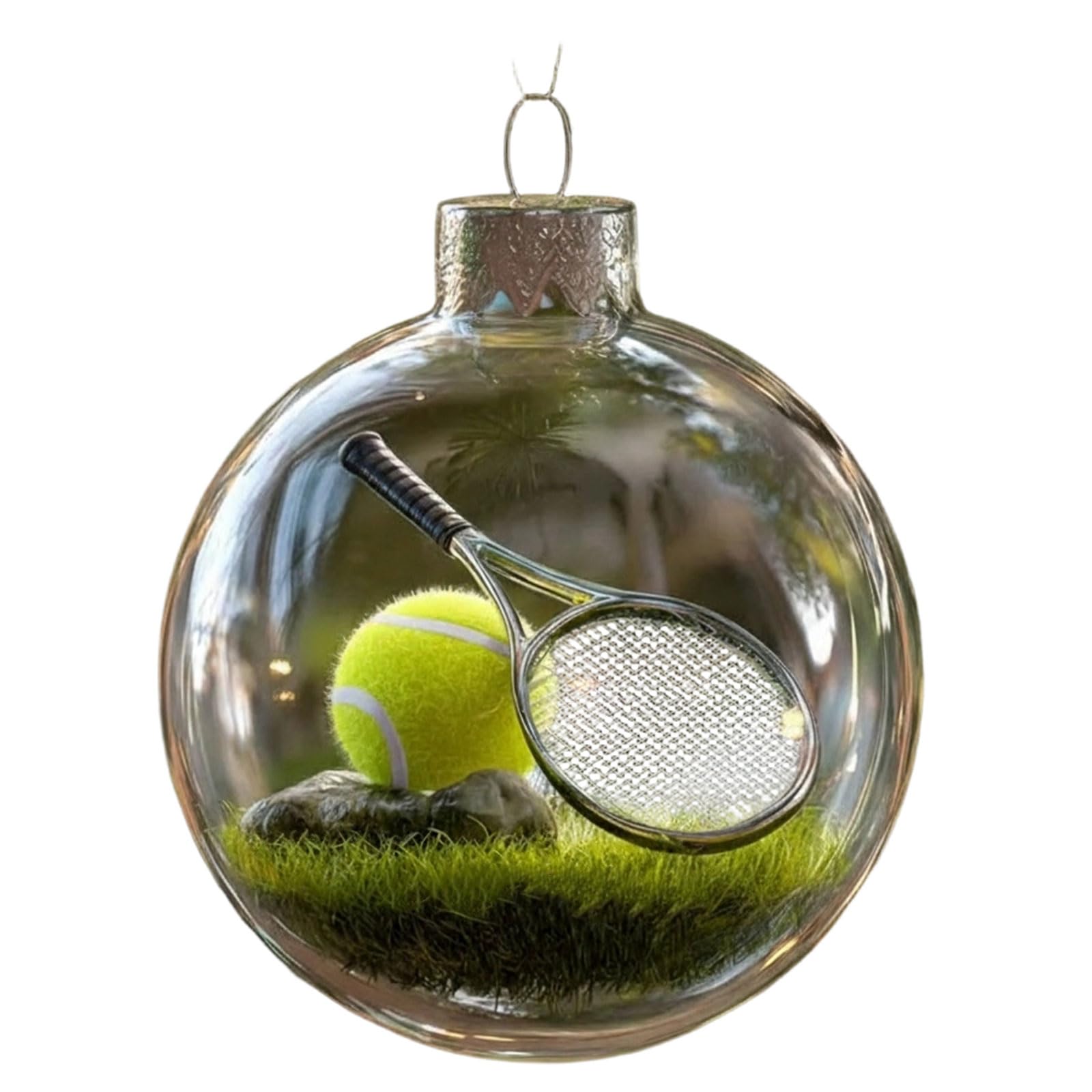 Kalttoy Shatterproof Acrylic Christmas Tree Ornament Safe Modern Christmas Ball for Kids and Pet with Clear Designs Unbreakable Holiday Decorations