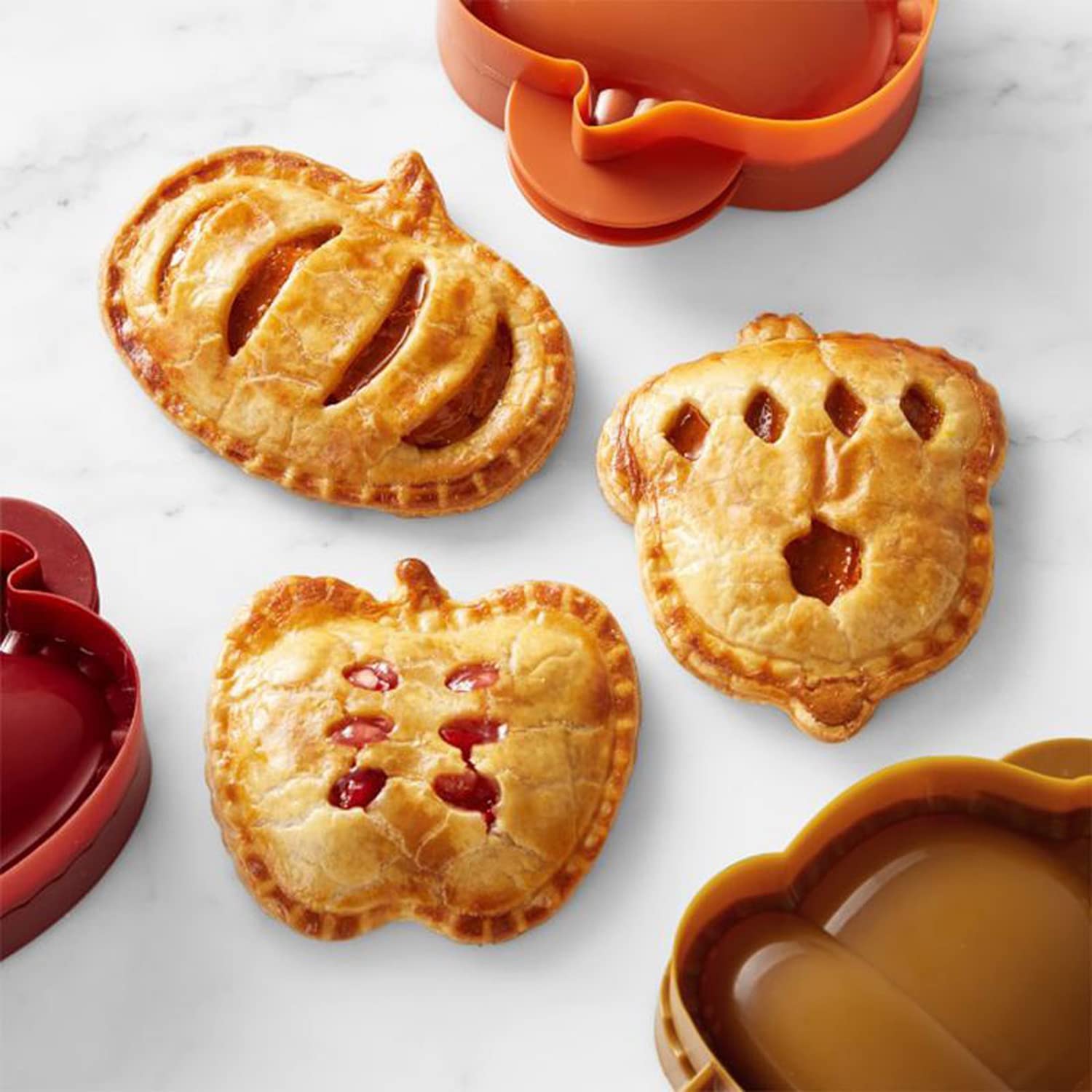 3 Pack Hand Pie Molds - Apple, Pumpkin Shapes -5 3 Pack Hand Pie Molds - Apple, Pumpkin Shapes -5