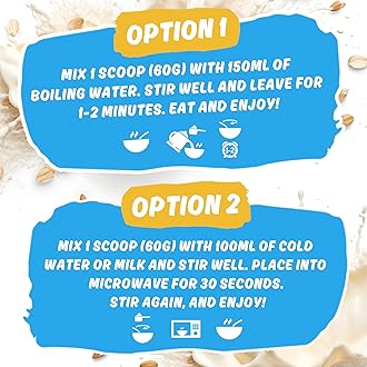 Applied Nutrition Critical Oats - Protein Oats, Porridge with ISO-XP Whey Protein Isolate, Healthy Breakfast and High Protein Snack (3kg - 50 Servings) (Blueberry)