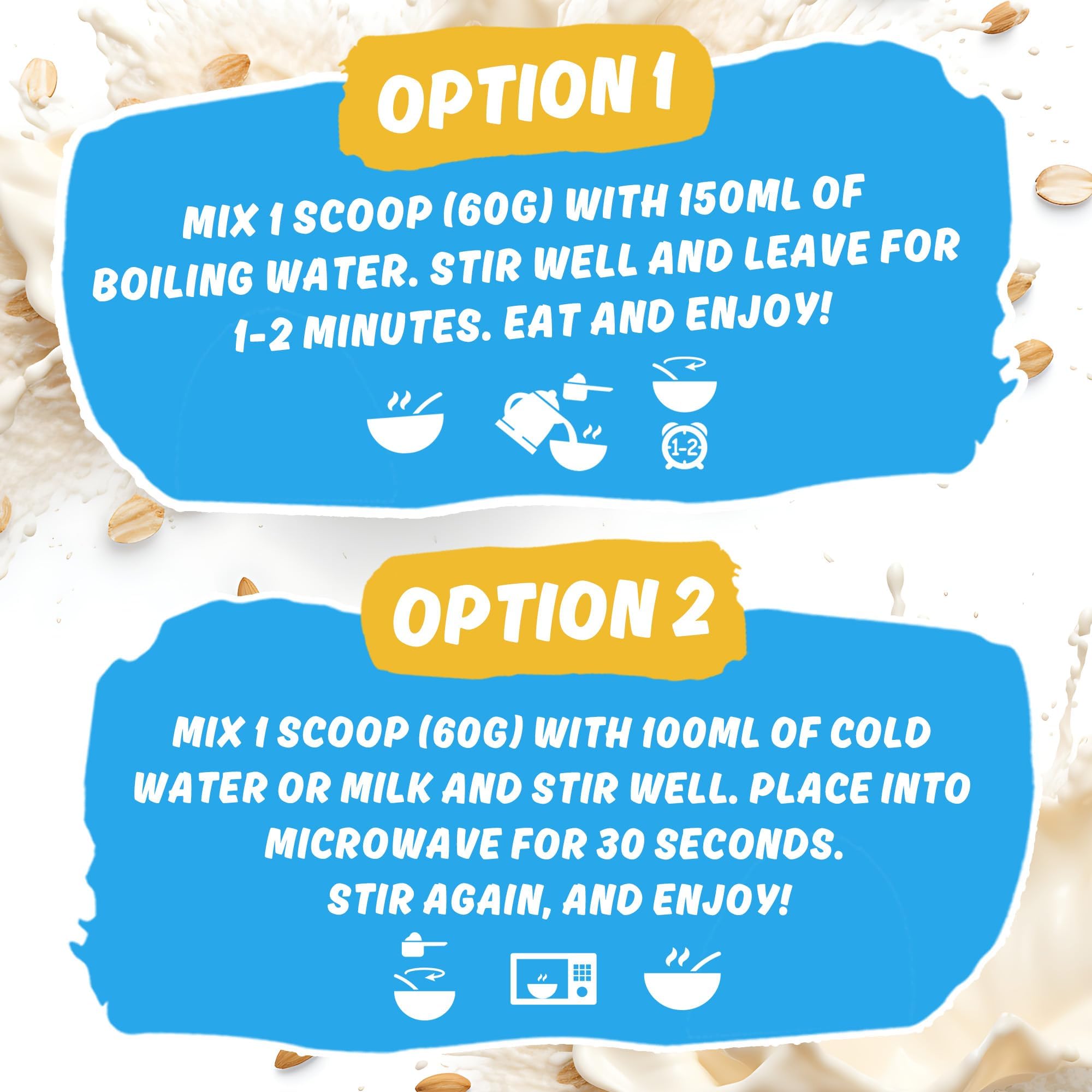 Applied Nutrition Critical Oats - Protein Oats, Porridge with ISO-XP Whey Protein Isolate, Healthy Breakfast and High Protein Snack (3kg - 50 Servings) (Blueberry)