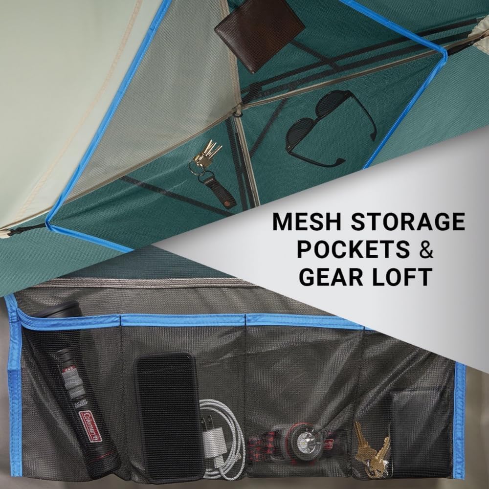 Evergreen 4-Person Dome Camping Tent with Vestibule