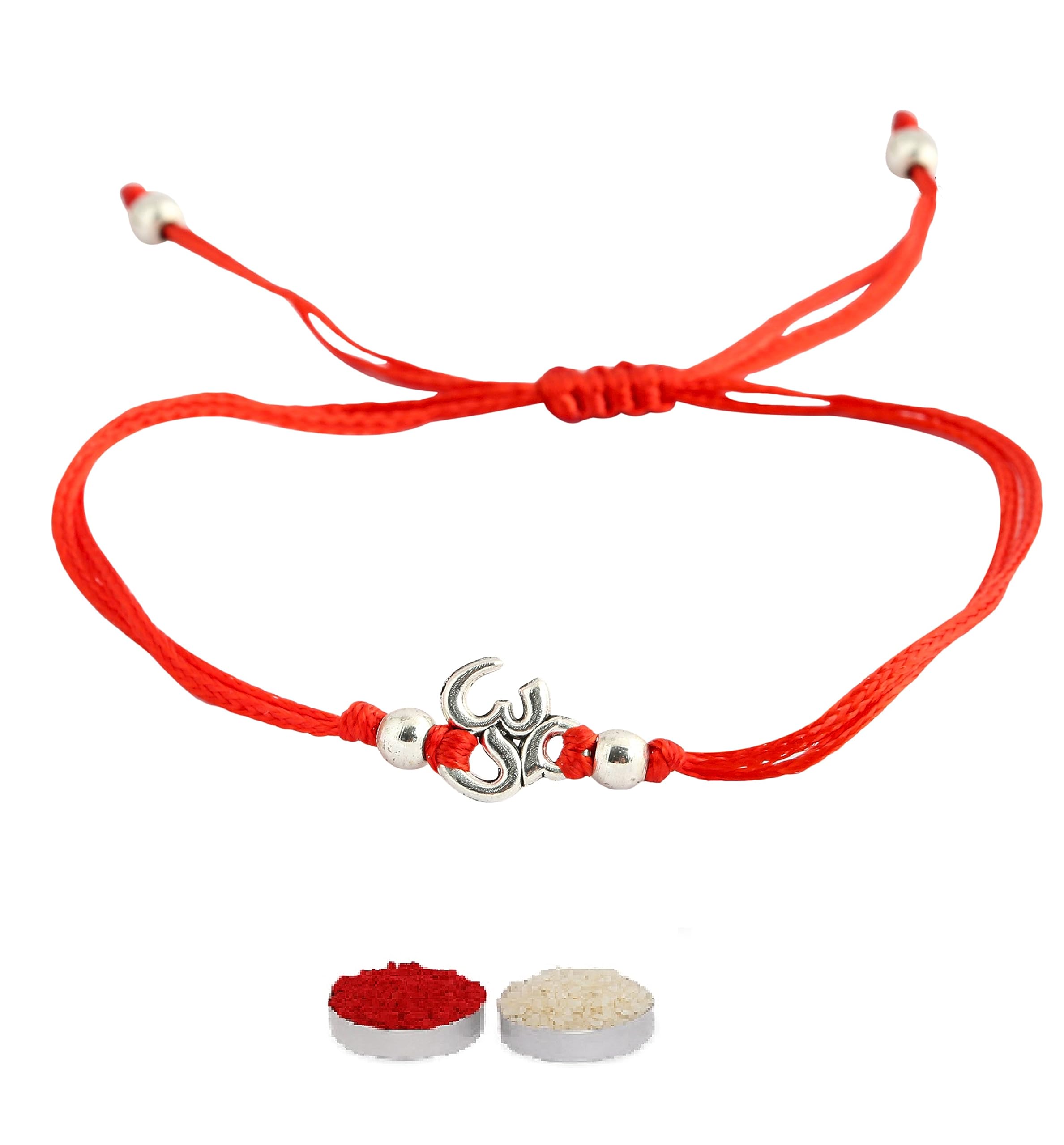El Regalo Auspicious Red Thread OM Rakhi for Brother - Simple & Minimalist OM Bracelet Rakhi For Boys with Roli Chawal Shagun, Message Card in Rakhi Gift Box (B0CFJV6SMW) Amazon Price History, Amazon Price Tracker