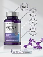 Vista 6 de Horbäach Probiótico para mujeres con arándano 90 cápsulas vegetarianas Suplemento dietético con 14 cepas probióticas Suplemento sin OMG, sin