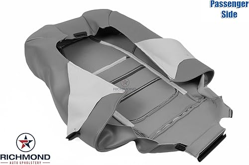 Miniatura 5 de 2001 – 2003 Ford F-250 F250 Lariat Ext Cab Super Cab Asiento de piel cover: Passenger Lean Back, Gray