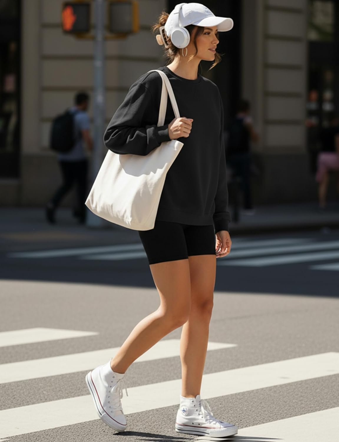 Sweatshirt for Women Long Sleeve Crewneck Womens Sweatshirt Pullover Long Sweatshirts for Women Tunic Top Loose Fit - Image 7