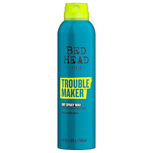 Bed Head de TIGI Trouble Maker Spray de cera en seco con textura de acabado en spray de 56 onzas Bed Head de TIGI Trouble Maker Spray de cera en seco con textura de acabado en spray de 56 onzas