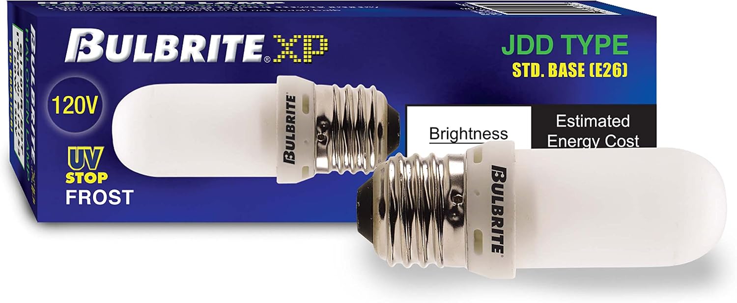 Bulbrite Pack of (5) 150 Watt Dimmable Frost T8 Medium (E26) Halogen Bulb