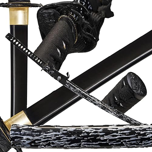 10451060 de acero de alto carbono forjado a mano tradicional, espada katana templada térmicamente, espadas samurai japonesas, espadas de espada