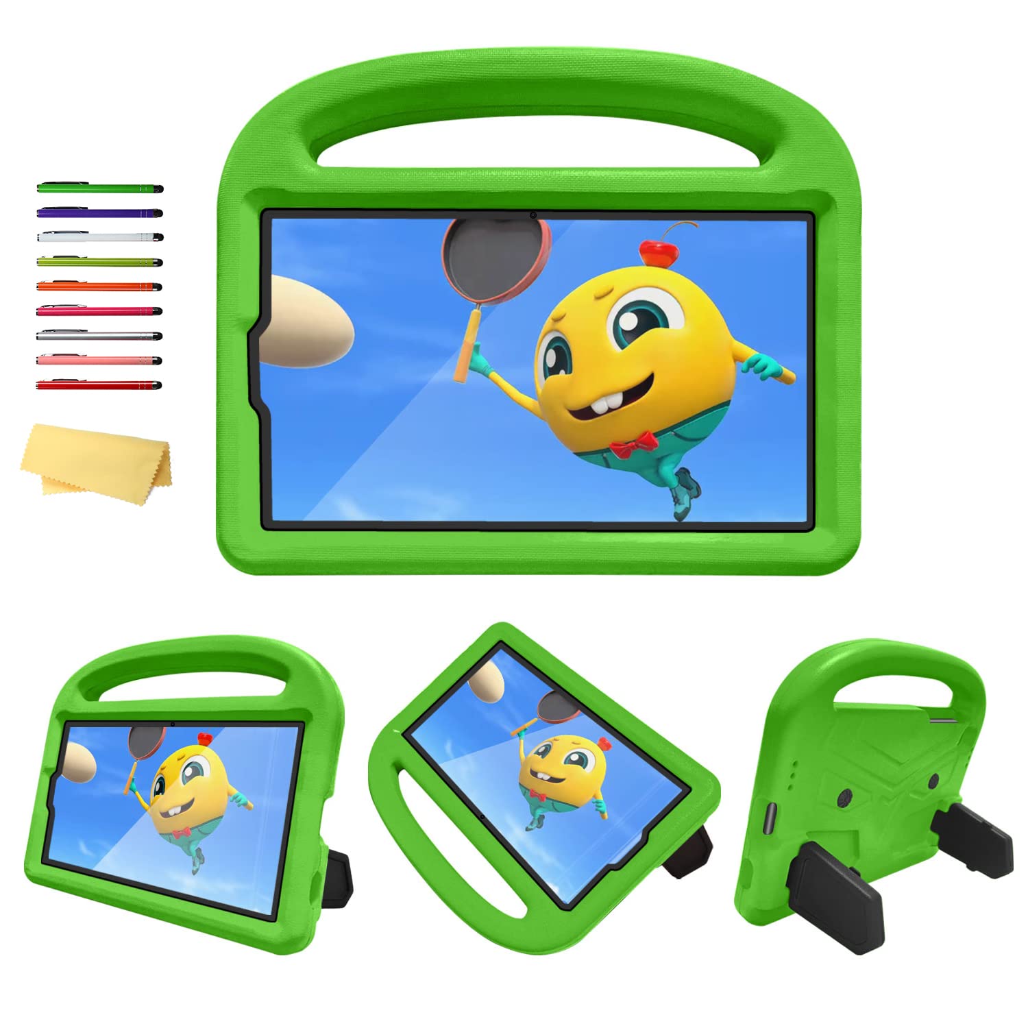 Kids Case for Samsung Galaxy Tab A7 Lite 8.7 Inch 2021 Model (SM-T220/T225/T227), UUcovers Lightweight EVA Foam Shockproof Cover with Kickstand Handle