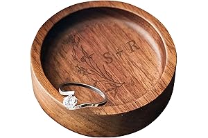 Personalized Wooden Ring Dish: A Timeless Keeper for Precious Jewels