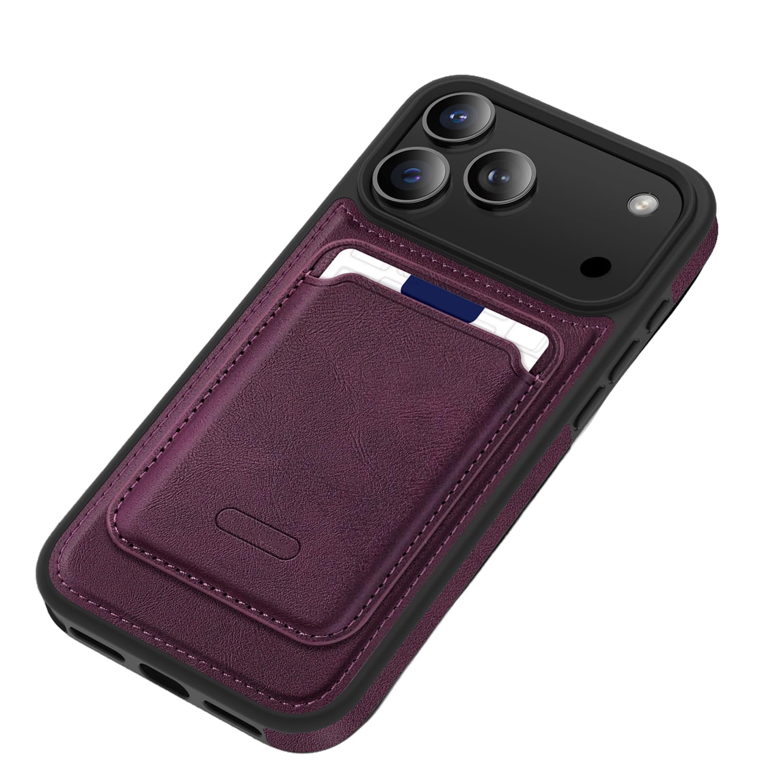 Magnética Funda para iPhone 18 Pro Max/18 Pro, Delgado Extraíble Cartera