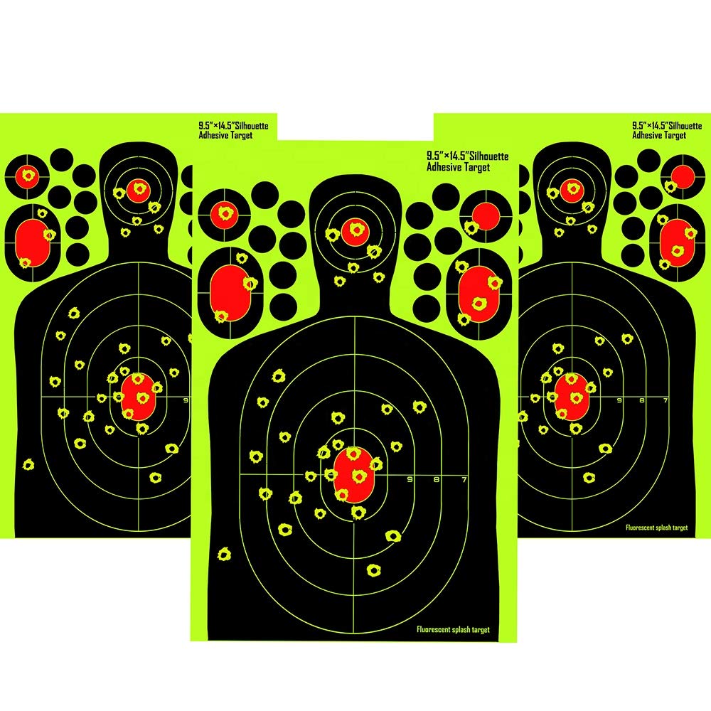 24,1 x 36,8 cm/14,5 x 9,5 Pollici Human Splatter Targets/Schüsse platzen HellGelb/Einschuskennung Auf Langen Distanz