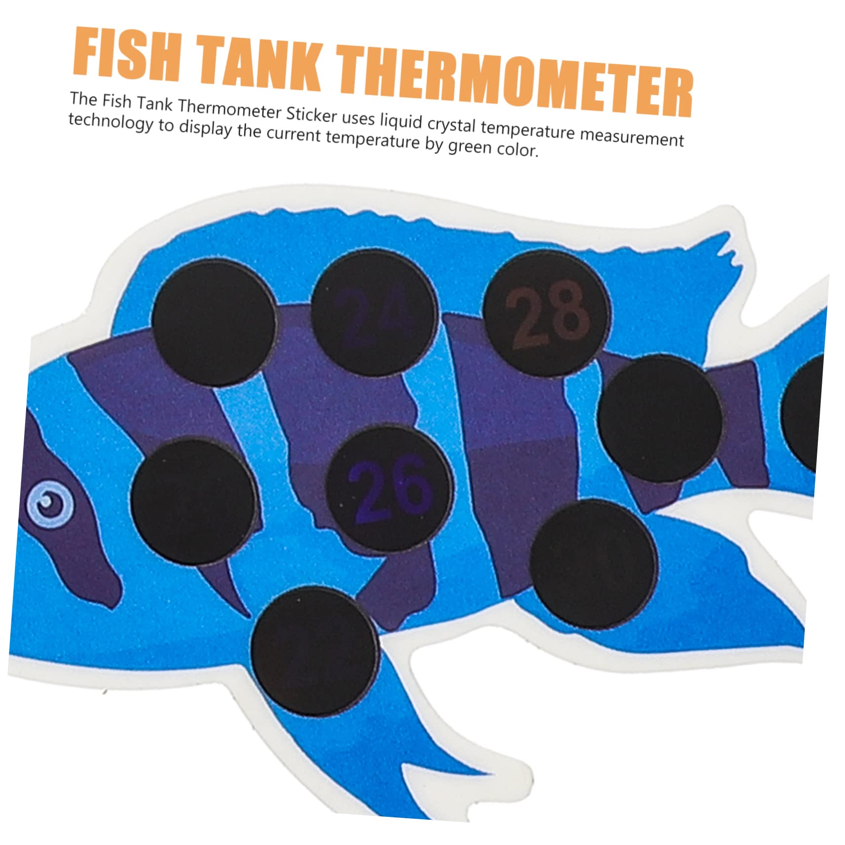 Toddmomy 45stücke Temperaturmessgeräte Für Aquarien Hochpräzise Thermometeraufkleber Mit Farbwechsel Für Wassertemperaturüberwachung Fischbecken Für Aquarien Und Einfache Anwendung
