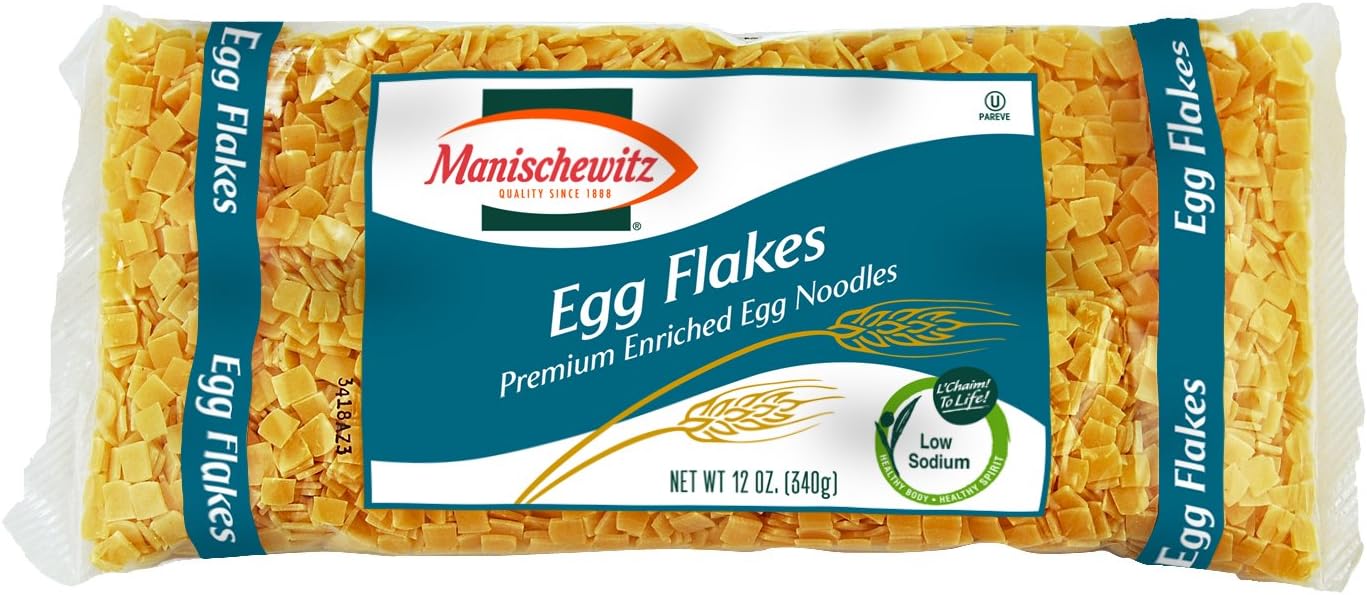 Manischewitz Flakes Egg Noodles, 12 Ounce Grocery