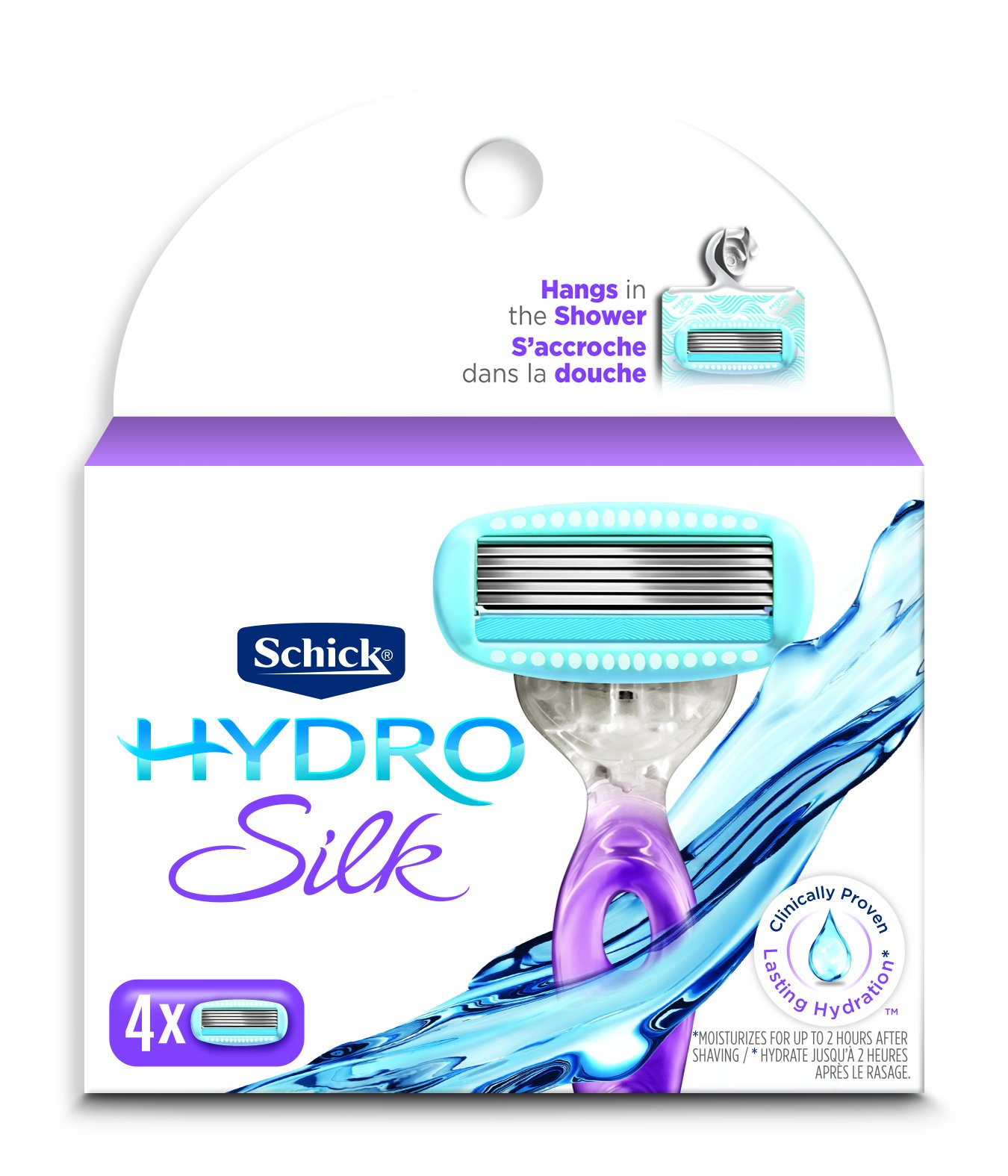 Schick Hydro Silk for Women Refill Blades, 4 Count