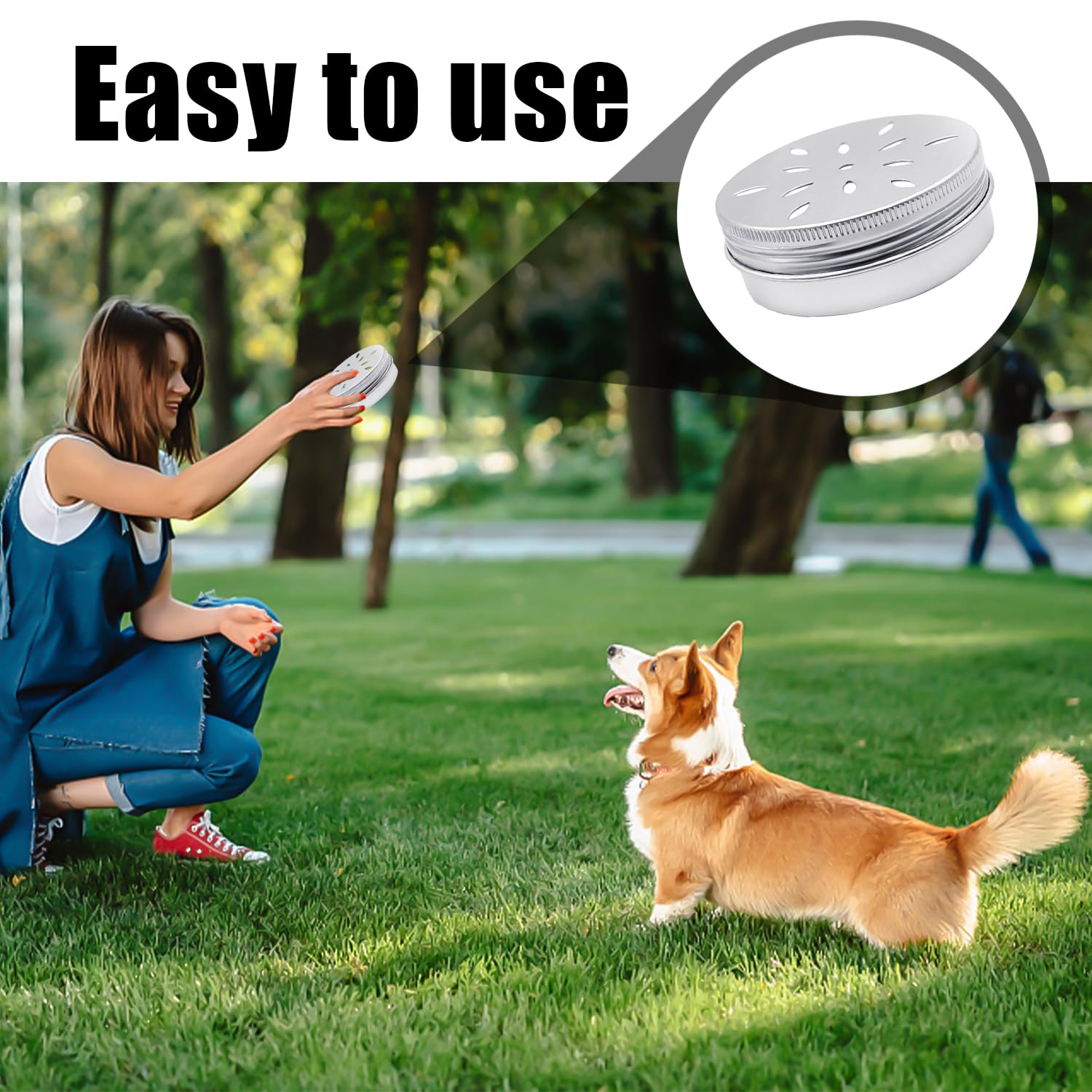 4 scatole profumate per cani, scatole di allenamento per il mondo del mondo, profumate in alluminio, strumenti per l'addestramento del mondo
