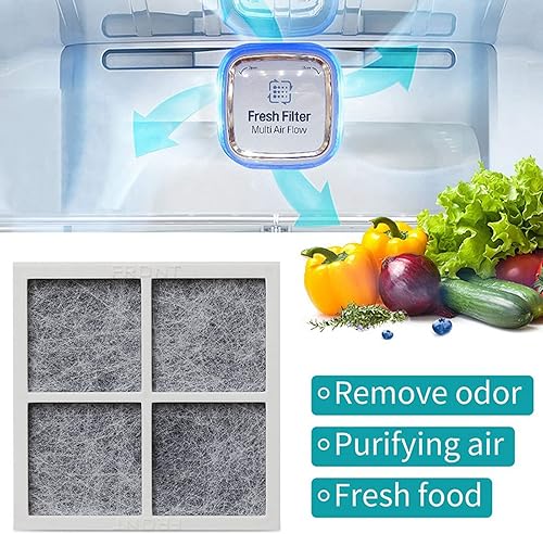 Miniatura 3 de SEISSO LT120F - Filtro de aire fresco para refrigerador LG, compatible con Kenmore, refresca el aire del refrigerador, absorbe los olores, 6 paquetes