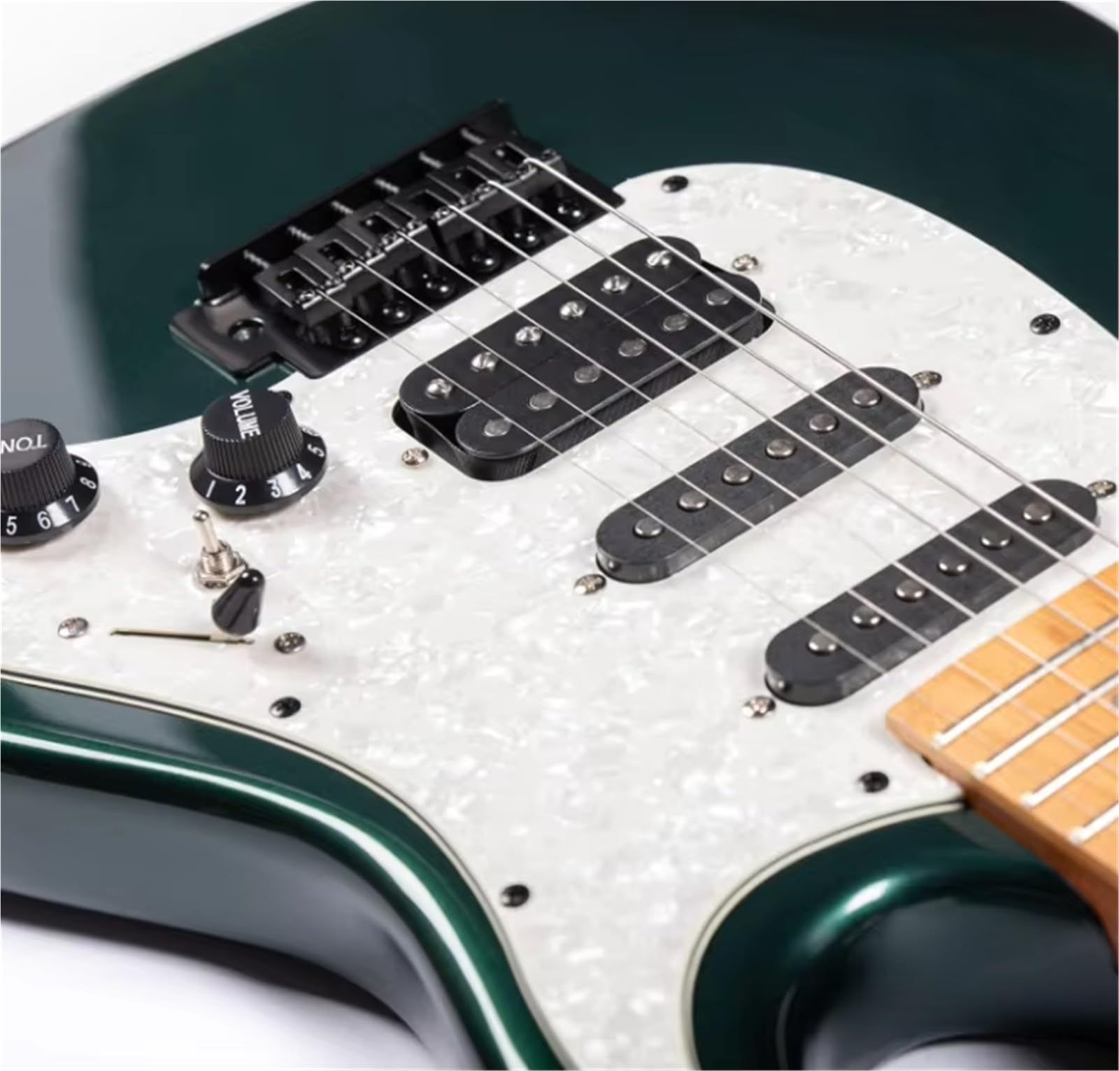 Gitary Elektryczne Pełnowymiarowe Klasyczna Gitara Elektryczna SSH Professional Grade Z Pokrowcem
