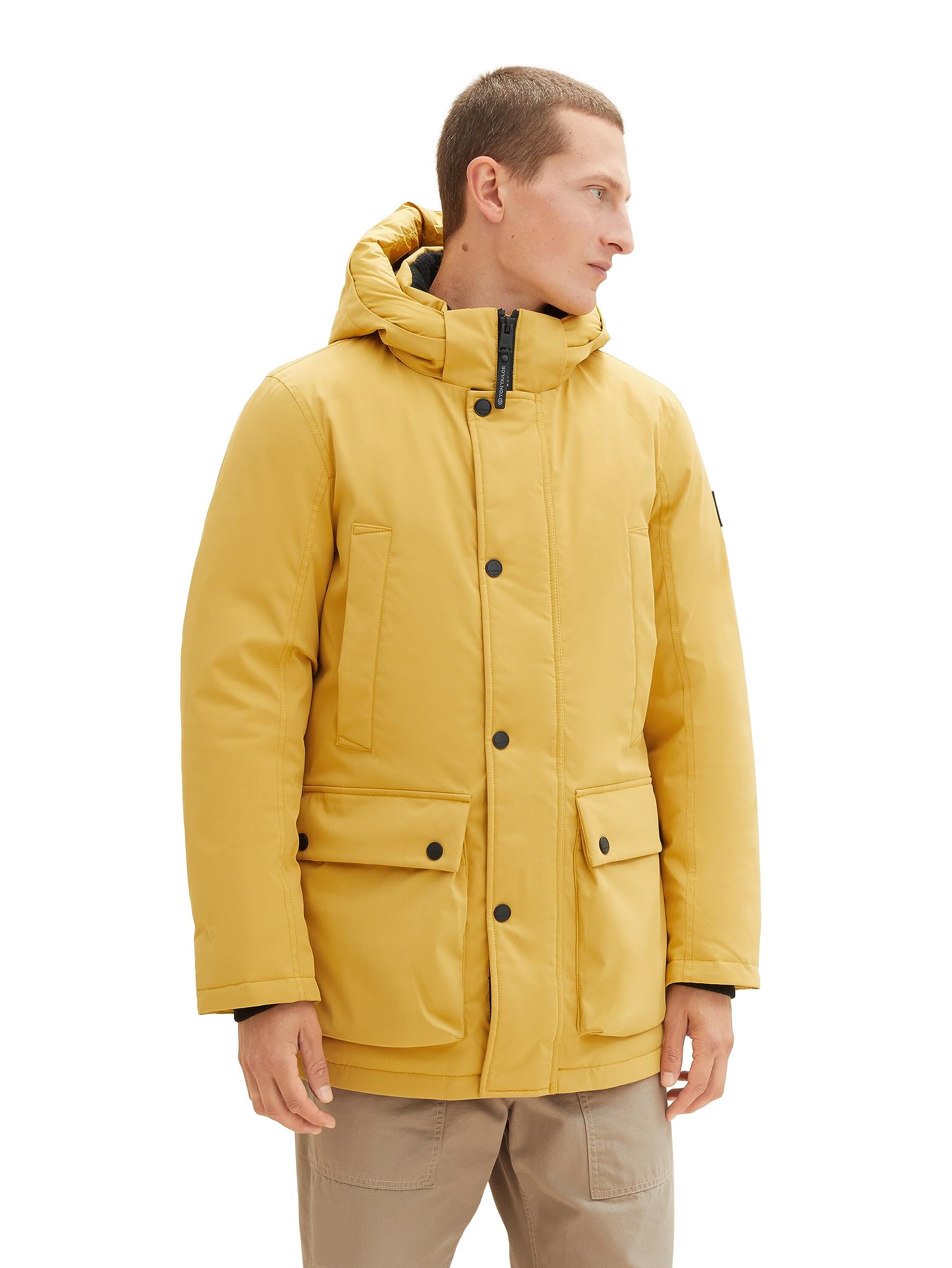TOM TAILOR Herren Arctic Winterpaka mit Abnehmbarer Kapuze