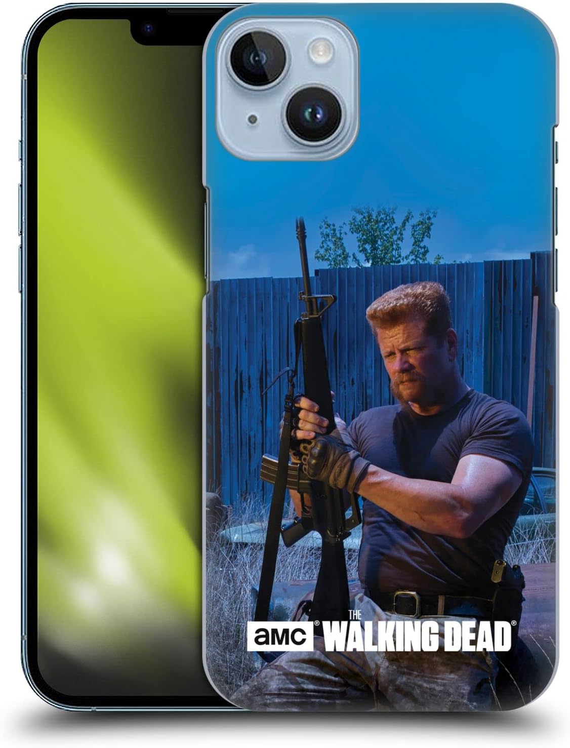 Head Case Designs Officially Licensed AMC The Walking Dead Carl Filtered Characters Hard Back Case Compatible with Apple iPhone 14 Plus