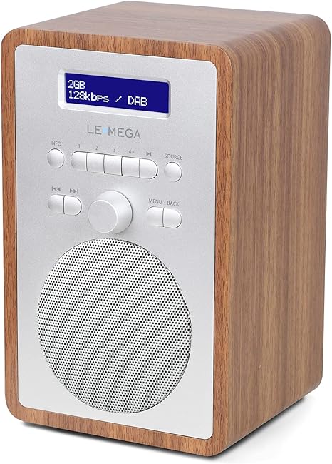 LEMEGA CR2+ DAB/DAB+ Digital Radio,FM Digital Radio,Small DAB Radio ...