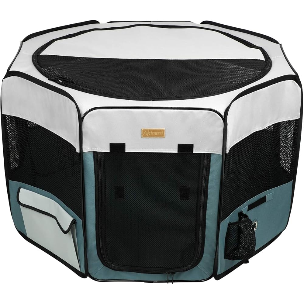 8/mo Finance Akinerri Dog Playpen, Foldable Puppy Pet Exercise