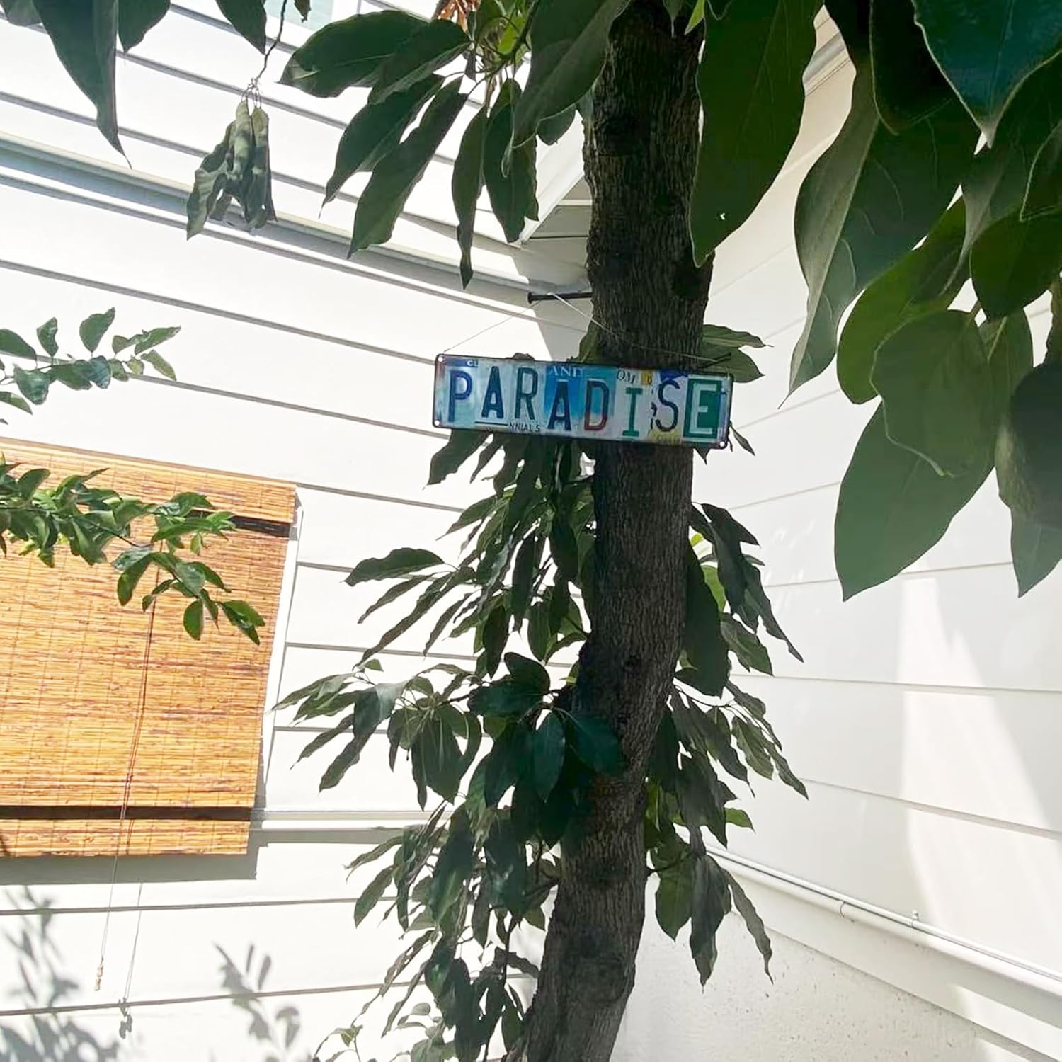 Vintage Wall Decor Paradise Street Sign Metal Tin Signs for Bar Home Man Cave Cafe 16 x 4 Inches - Image 3